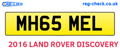 MH65MEL are the vehicle registration plates.