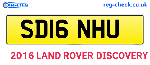 SD16NHU are the vehicle registration plates.