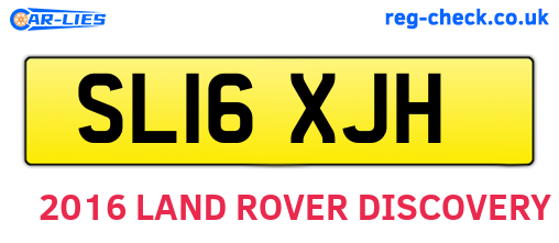 SL16XJH are the vehicle registration plates.