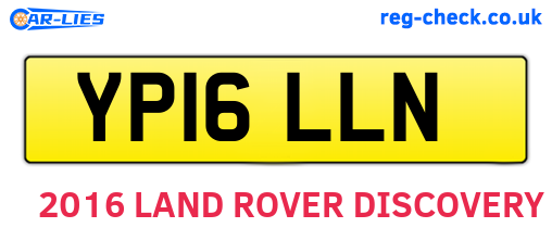 YP16LLN are the vehicle registration plates.