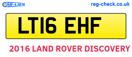 LT16EHF are the vehicle registration plates.