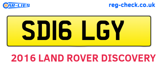 SD16LGY are the vehicle registration plates.