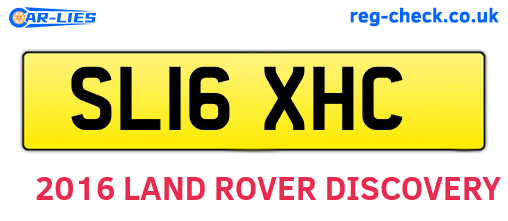 SL16XHC are the vehicle registration plates.