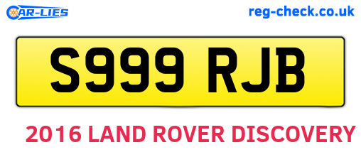 S999RJB are the vehicle registration plates.