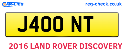J40ONT are the vehicle registration plates.