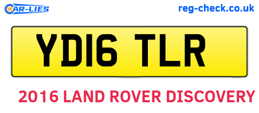 YD16TLR are the vehicle registration plates.