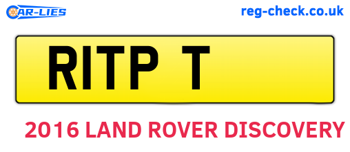 R1TPT are the vehicle registration plates.