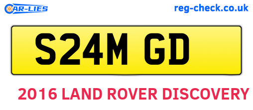 S24MGD are the vehicle registration plates.