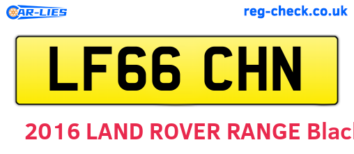 LF66CHN are the vehicle registration plates.
