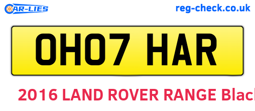 OH07HAR are the vehicle registration plates.