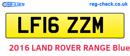 LF16ZZM are the vehicle registration plates.