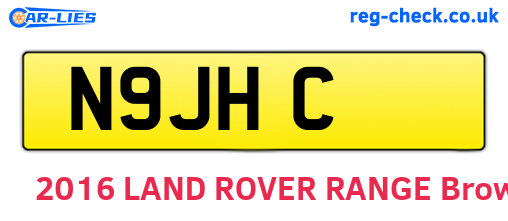 N9JHC are the vehicle registration plates.