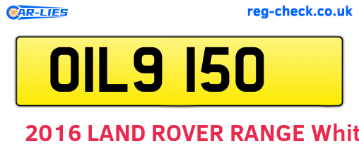 OIL9150 are the vehicle registration plates.