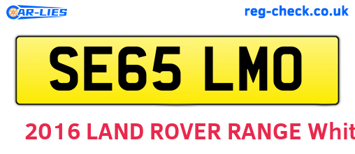 SE65LMO are the vehicle registration plates.