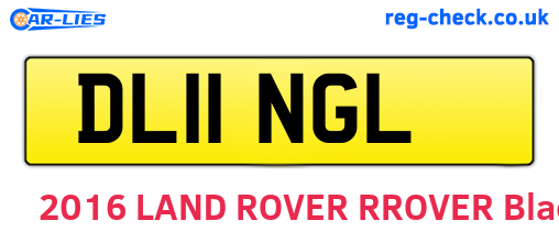 DL11NGL are the vehicle registration plates.