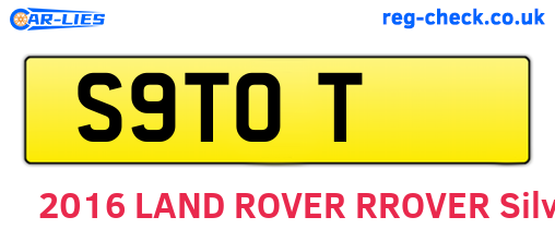 S9TOT are the vehicle registration plates.