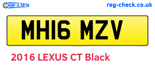 MH16MZV are the vehicle registration plates.