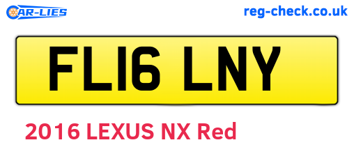 FL16LNY are the vehicle registration plates.