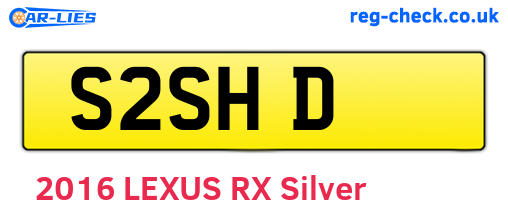 S2SHD are the vehicle registration plates.