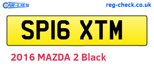 SP16XTM are the vehicle registration plates.