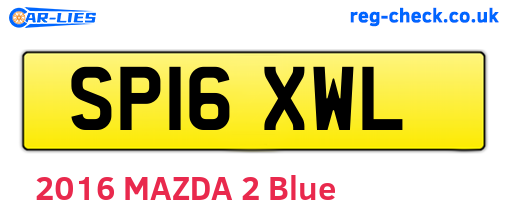 SP16XWL are the vehicle registration plates.