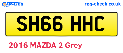 SH66HHC are the vehicle registration plates.