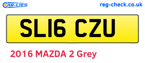 SL16CZU are the vehicle registration plates.
