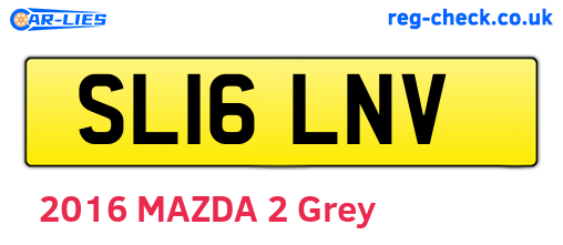 SL16LNV are the vehicle registration plates.