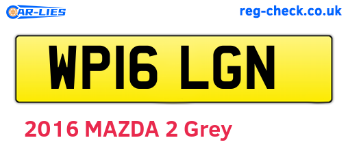 WP16LGN are the vehicle registration plates.