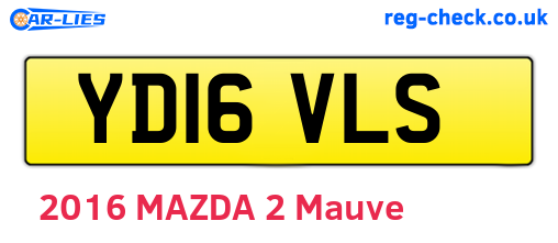 YD16VLS are the vehicle registration plates.