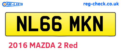 NL66MKN are the vehicle registration plates.