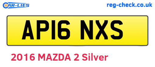 AP16NXS are the vehicle registration plates.