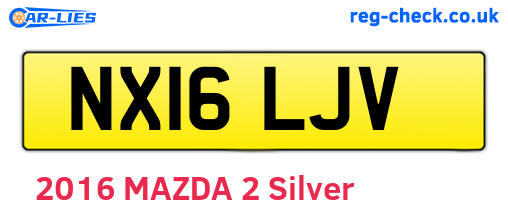 NX16LJV are the vehicle registration plates.