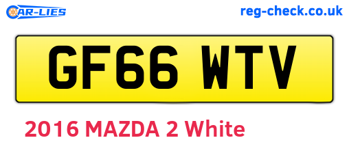 GF66WTV are the vehicle registration plates.