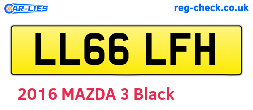 LL66LFH are the vehicle registration plates.