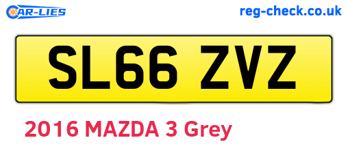 SL66ZVZ are the vehicle registration plates.