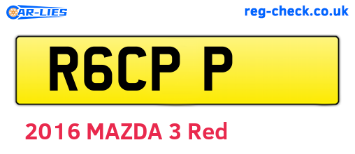 R6CPP are the vehicle registration plates.