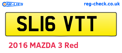 SL16VTT are the vehicle registration plates.