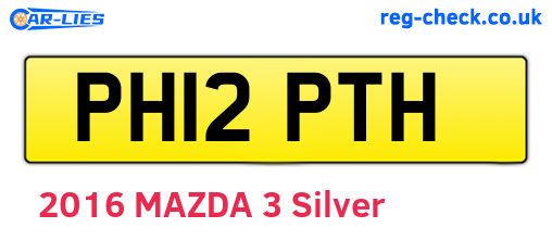 PH12PTH are the vehicle registration plates.