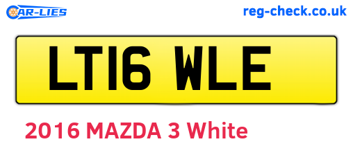 LT16WLE are the vehicle registration plates.