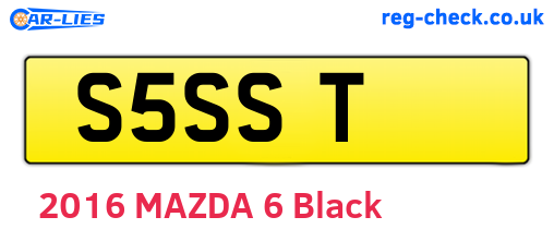 S5SST are the vehicle registration plates.