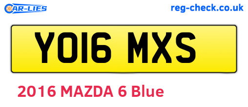 YO16MXS are the vehicle registration plates.