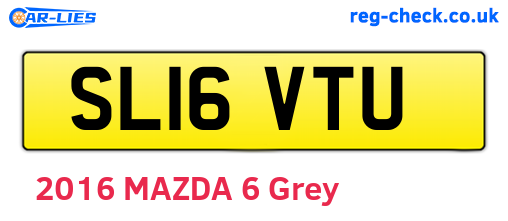 SL16VTU are the vehicle registration plates.