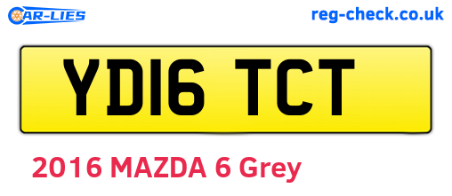 YD16TCT are the vehicle registration plates.