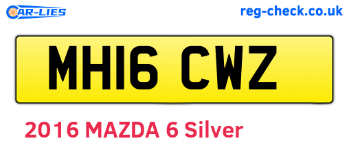MH16CWZ are the vehicle registration plates.