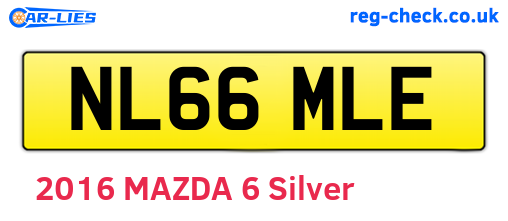 NL66MLE are the vehicle registration plates.