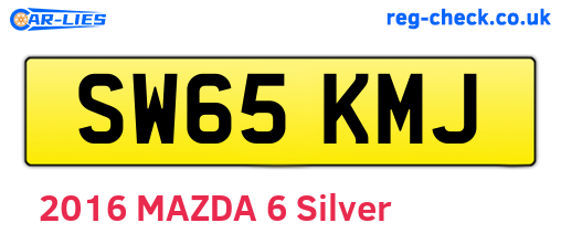 SW65KMJ are the vehicle registration plates.