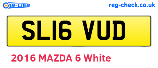 SL16VUD are the vehicle registration plates.