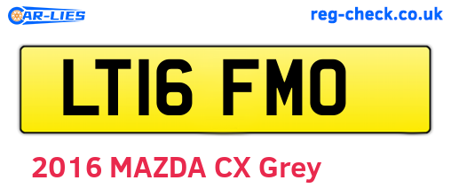 LT16FMO are the vehicle registration plates.