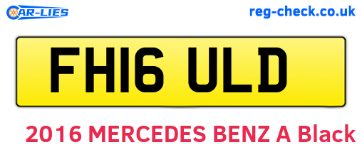FH16ULD are the vehicle registration plates.